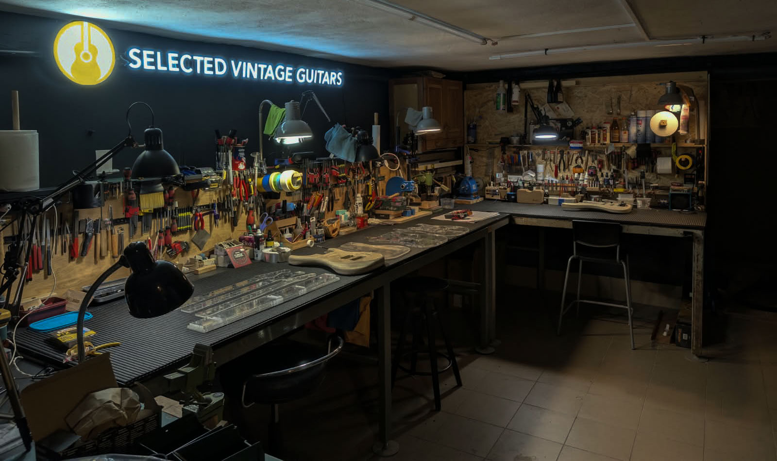Inside the GuitarLab workshop in Poznań